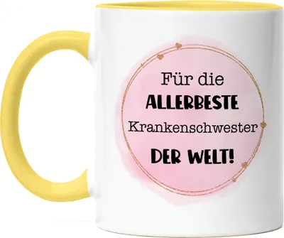 Produktbild von Für die allerbeste Krankenschwester der Welt Jutebuetel Krankenhaus Danke Abschied