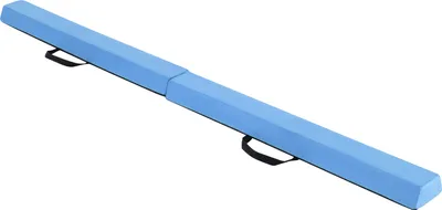 Obrázek produktu pro COSTWAY 210 cm dlouhá skládací kladina, gymnastická kladina s pěnovou základnou, odnímatelným semišovým potahem a protiskluzovou spodní stranou Modrá barva