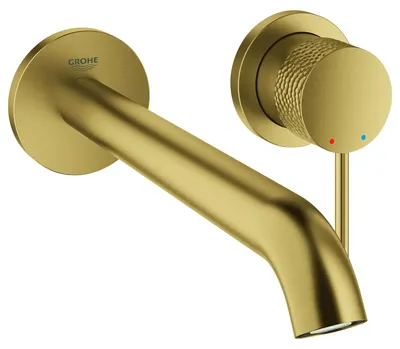 Imagen del producto de Grifo para lavabo Grohe, modelo Essence, para montaje en pared, 230 mm, acabado "cool sunrise", 1 unidad.