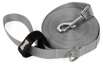 Produktbild von Hundetrainingsleine, bissfestes, verhedderungsfreies Zugseil für Haustiere mit Metallschnalle, 10,9 m, L-Größe
