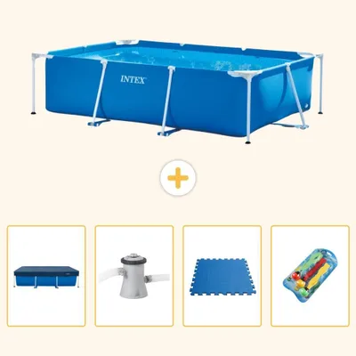 Zdjęcie produktu dla Prostokątny basen stelażowy - 260x160x65 cm - 5-elementowy