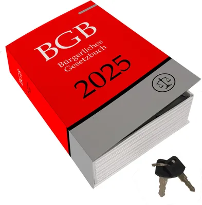 Produktbild von Bürgerliches Gesetzbuchs 2025 Booksafe L