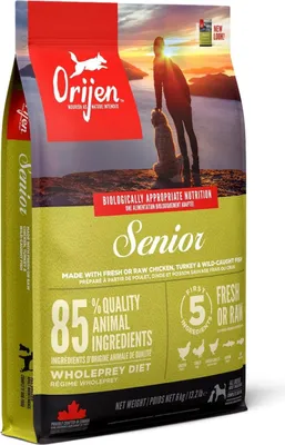 Produktbild von Orijen Senior, Senior, Huhn, Fisch, Truthahn, 6 kg