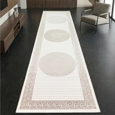 Obrázek produktu pro Koberec s orientálním nádechem | | bílá béžová Velikost - 100 x 300 cm