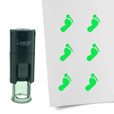 Obrázek produktu pro CombiCraft Stamp Base 10mm kulatý - zelený inkoust