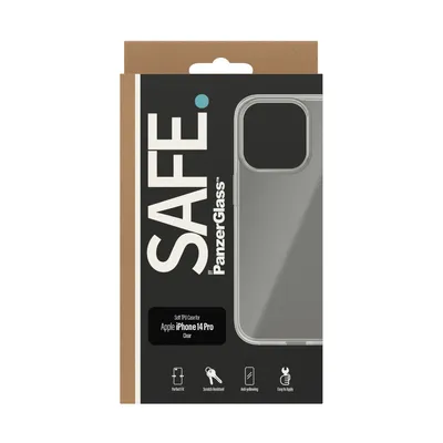 Produktbild von PanzerGlass SAFE. by ® TPU Case iPhone 14 Pro | Transparent, Cover, Apple, Apple - iPhone 14 Pro, Transparent
