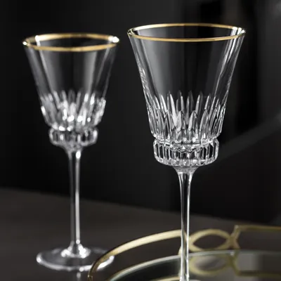 Produktbild von Villeroy & Boch Grand Royal Gold Kristallglas Weißweinkelch Set 2-tlg. 0,12 L