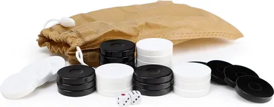Zdjęcie produktu dla Poliestrowe warcaby backgammon TOKEN / Tavla Pulu ok. 35 mm.