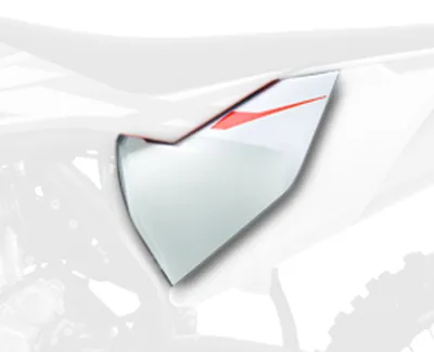 Immagine prodotto di POLISPORT coperchio scatola filtro aria bianco per KTM SX85