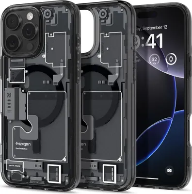 Zdjęcie produktu dla Spigen Ultra Hybrid Zero One (MagFit), Pokrowiec, Apple, iPhone 16 Pro, 16 cm (6.3"), Czarny