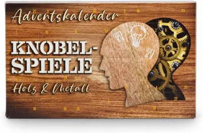 Produktbild von Knobelspiel aus Holz und Metall
