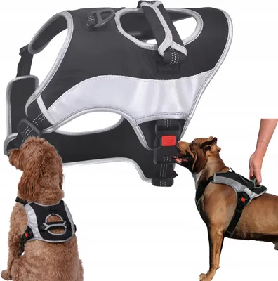 Immagine prodotto di Pettorina Per Cani Senza Pressione Con Maniglia Comoda Guardia El Riflettente Xl