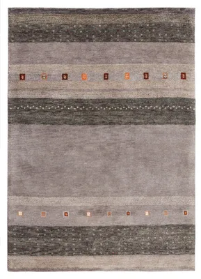 Produktbild von Gabbeh Teppich "SOUL" 300x250cm – Handgeknüpft, Grau, Hochflor Dicht & Weich, 4,8 kg/m²