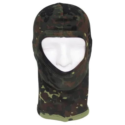 Produktbild von MFH Balaclava, 1-Loch, dünn, 100 % Baumwolle, flecktarn