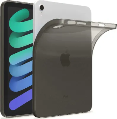 Produktbild von Hülle Kompatibel mit Apple iPad Air 4 (2020) - Transparent Silikon Cover Case Schutzhülle in Schwarz
