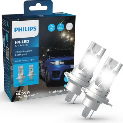 Obrázok produktu pre Philips LUM11342U60B3X2/10, 18 W, 12 V, H4, LED, 2 kusov