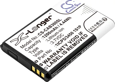 Zdjęcie produktu dla TECHTEK Bateria kompatybilny z [CAT] B30, kompatybilny z [Manta] MS1701, MS2401, MS2402, TEL1708, TEL1711, TEL1713, TEL1800 zastępuje 1ICP5/3450 1S1