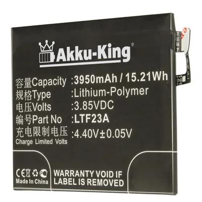 Akku fuer Letv Le Pro 3 Li-Polymer 3950mAh