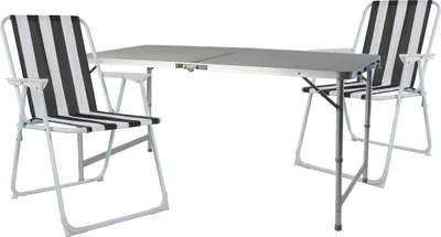 Produktbild von 3-teiliges Campingmöbel Set Outdoor Campingstuhl Tisch Aluminium