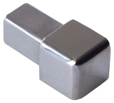 Produktbild von Dalsys Endstück Fliesenprofil 8mm Quadratprofil Edelstahl poliert - Endkappe für Eckprofil Fliesenschiene - Fliesenprofil Zubehör