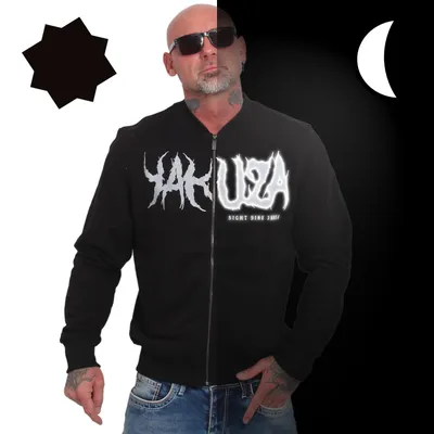 Productafbeelding van Yakuza heren trainingsjack "Tweak Classic", zwart, model Rflx, maat M