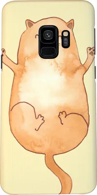 Produktbild von Mr. & Mrs. Panda Samsung Galaxy S9 Handyhülle Katze Umarmen - Gelb Pastell - Geschenk, Cat, Katzen, Hülle, Familie, Mieze, Cover, Handy Schutzhülle, Case