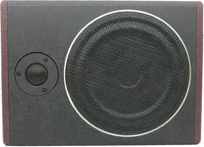 Obrázek produktu pro 600W subwoofer do auta Subwoofer Box Reproduktor do auta Pod sedadlem Aktivní subwoofer Auto Audio Aktivní basy s tenkou kovovou skořepinou 90 dB 8 palců 12V