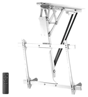 Produktbild von MyWall TV-Deckenhalterung HL41MWL für Fernseher 32-70 Zoll (81-178cm) mit Funk-Fernbedienung Weiß