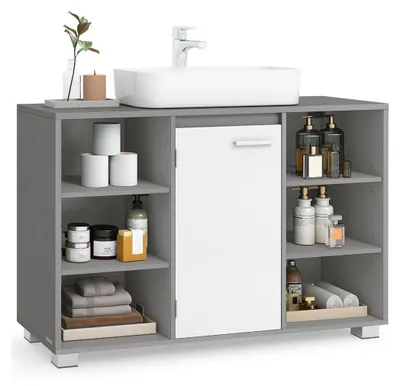 Produktbild von Waschbecken-Badezimmerschrank – Aufbewahrungsschrank – kompakt – 30 x 90 x 60 cm