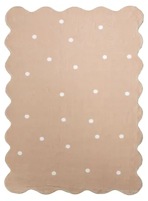 Produktbild von Teppich Kinderzimmer - Cloudy Dots Beige