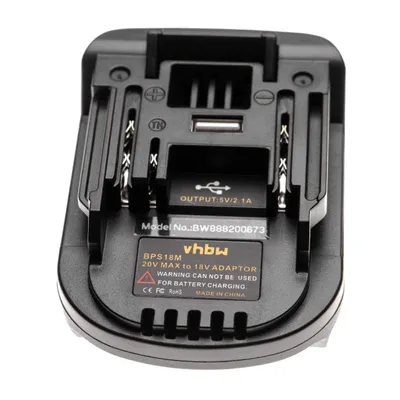 Produktbild von vhbw Akku-Adapter kompatibel mit Stanley 20 V Li-Ion Akkus - Adapter auf Ni-Cd Ni-MH Akkus auf 18 V Akkus