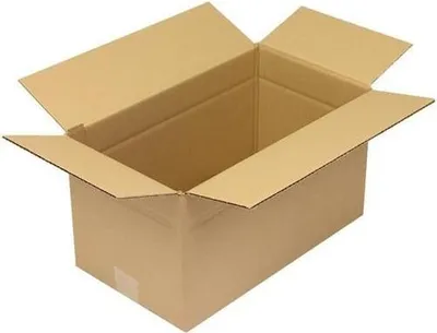 Produktbild von Faltkarton 1-wellig Maße 415x235x230mm Qualität 1.30 C braun TRANSPAK