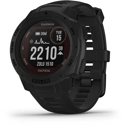 Produktbild von Garmin Insinct Solar Tactical schwarz GPS-Smartwatch