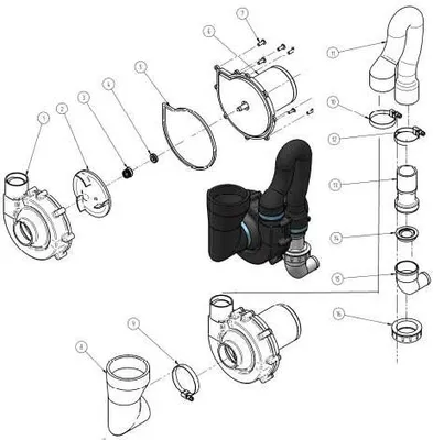 Produktbild von Allpa Spülpumpe 12v