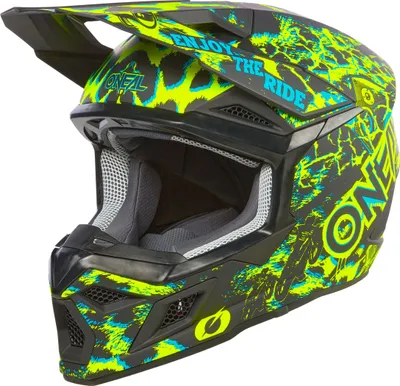 Produktbild von O'NEAL Motocross Helm 3SRS Assault , Schwarz Neon Gelb, XL