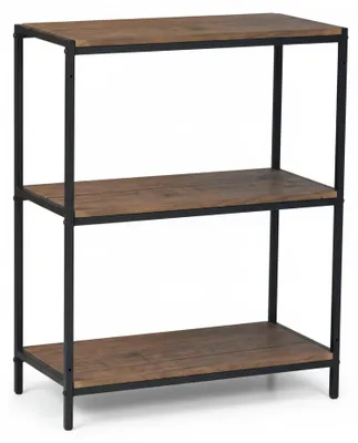 Immagine prodotto di Libreria Moderna 3 Ripiani Scaffale Mobile Legno Soggiorno Casa 60x30x85 cm