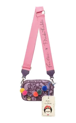 Produktbild von Fritzi aus Preußen Umhängetasche Easy Go Canvas Crossbody Bag Nature Folk dunkelviolett