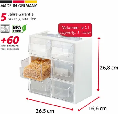 Produktbild von Westmark Schüttengehäuse mit 6 Schütten Venezia, 78052240