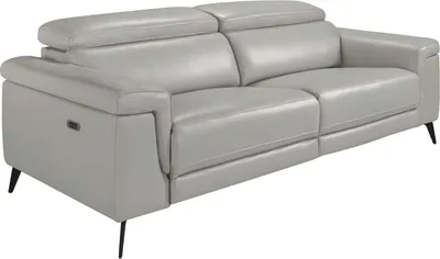 Produktbild von Angel Cerdá 3-sitziges Sofa aus grauem Leder 6108