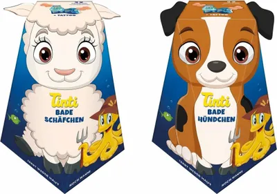 Produktbild von Tinti Bade Tiere (Schaf/Hund)