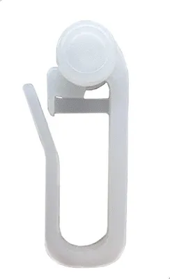 Obrázek produktu pro 100 rolet 8 mm s dlouhými háčky pro plastové lišty 4 mm