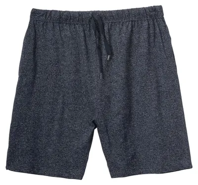 Produktbild von Adamo kurze Homewear-Hose blau melange Übergröße