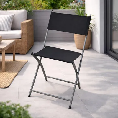 Hochlehner Klappstuhl Campingstuhl Gartenstuhl Outdoorstuhl Anthrazit klappbar