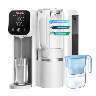 Produktbild von Waterdrop M6SL Mineralisierte Auftisch-Umkehrosmoseanlage mit einer zusätzlichen WD-PT-05B Wasserfilterkanne