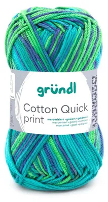 Produktbild von Gründl Baumwolle quick print,50g/125m,100% Baumwolle,Farbverlauf 237
