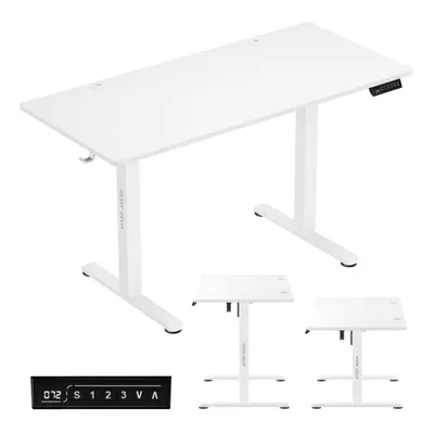 Zdjęcie produktu dla MARK ADLER Leader 7.0 | Biurko z regulacją wysokości Elektryczne biurko stojące | 120x60 cm | 3 pamięci | Memoboard | Biały