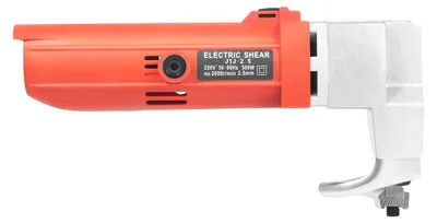 Produktbild von Elektrische Blechschere - Metallschneider 500 W - 2000 U/min - Für Blech, Karosserie & Schiffbau - EU-Stecker - Rot