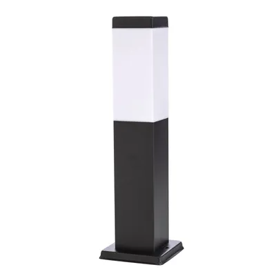 Produktbild von Lindby Sockelleuchte Honula, 45 cm, dunkelgrau, IP44, E27