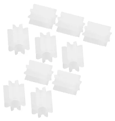Produktbild von 10?Stš¹ck?Wei??Kunststoff?8?Z?hne?2mm?Welle?Durchmesser?DIY?RC?Modell?Getriebe