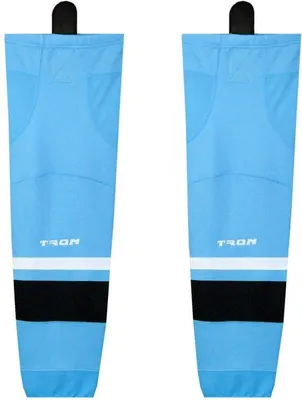 Produktbild von TRONX SK300 Senior Hockeysocken, Pittsburgh Penguins, Himmelblau, Größe: 30 Zoll